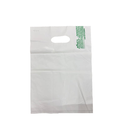 Biometa Compostable D-Cut Custom Shopping Bags | Premium Eco Packaging