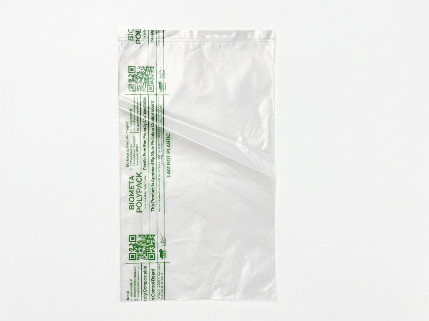 Biometa Compostable Kirana Carry Bags | Sustainable Grocery Packaging