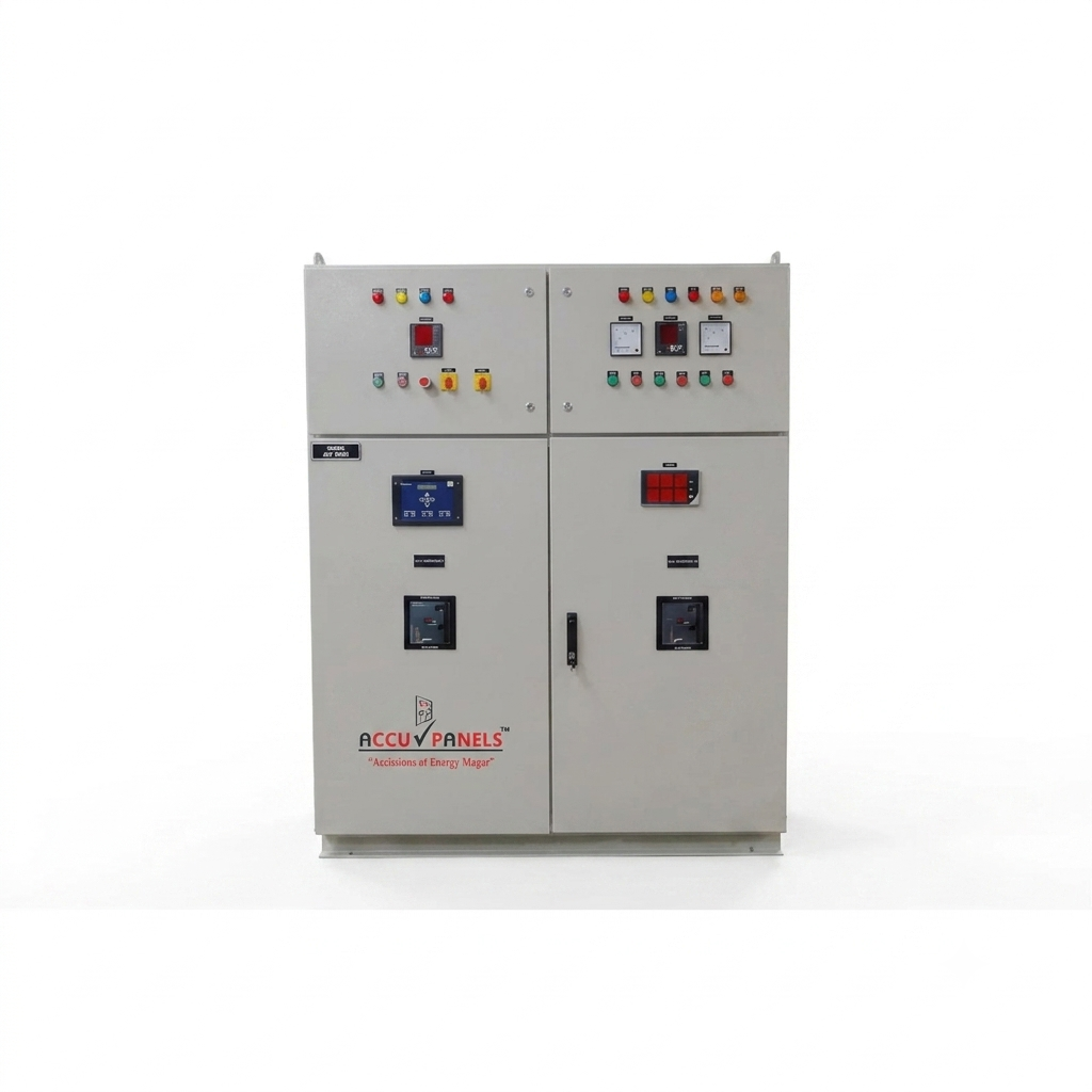 Automatic Mains Failure (AMF) Single Phase Control Panel with Copper Busbar