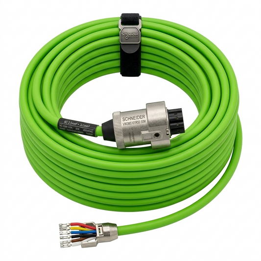 Green High-Insulation Servo Cable VW3M5101R50 (220V)