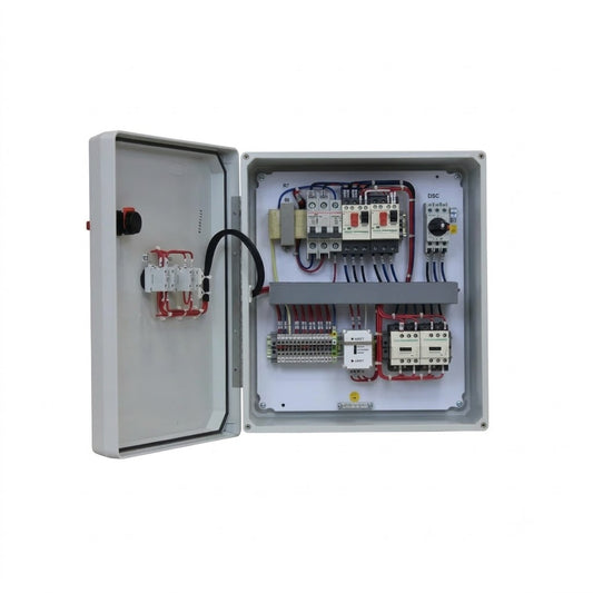 Water Pump Control Panels - Mild Steel Water Pump Control Panel (Three Phase, 0.75 HP, 440V)