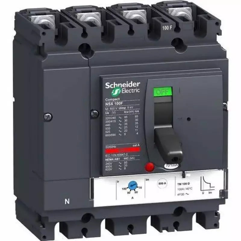 Schneider Electric CE Certified Industrial MCCB Series (16 to 3200A)