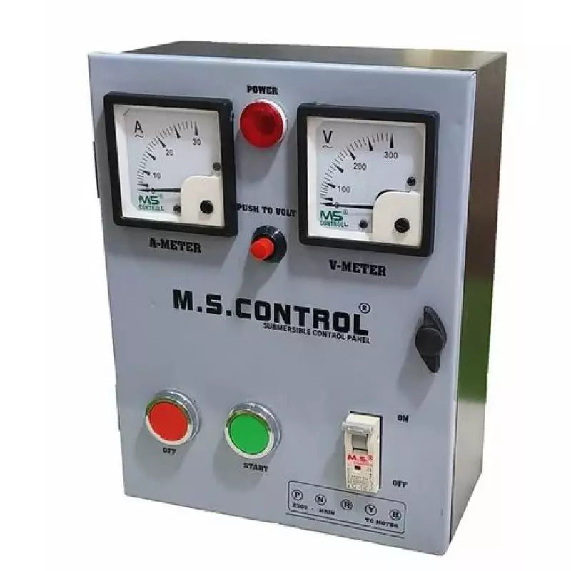 Single Phase Control Panel - CRCA Single Phase Control Panel (Fully Automatic, 220V)