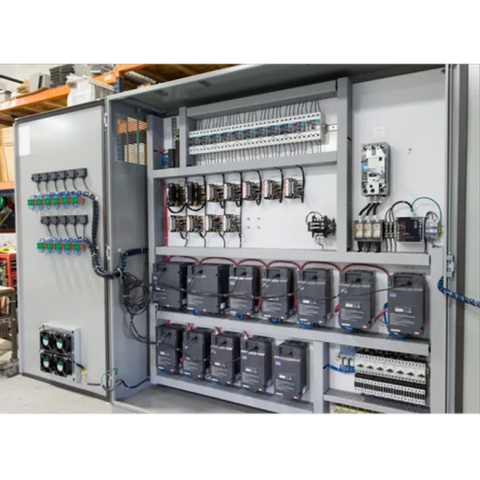 Industrial Water Treatment Plant Control Panel for Automated Process Management (120V)